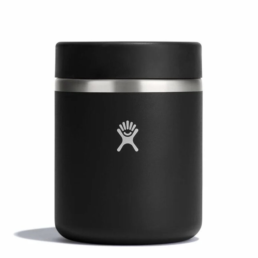 Hydro Flask Black Insulated Food Jar with Stainless Accent
